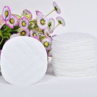 Coussinets d'allaitement lavables en coton écologique à six couches, produits pour mères et enfants, produits d'allaitement pour femmes enceintes, coussinets d'allaitement  blanc