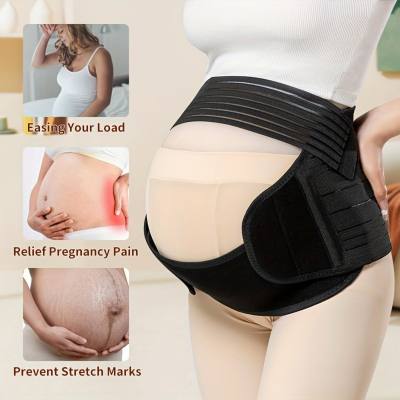 Cinturón de soporte para el vientre de maternidad transpirable y ajustable, cinturón de soporte para la cintura, cinturón de soporte prenatal