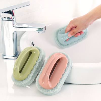 Cleaning and decontamination bathtub brush tile brush kitchen pot washing dish brush cleaning brush dishwashing tool sponge wipe