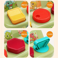 Children's peek-a-boo switch early education toy to exercise baby's finger flexibility and safety pop-up switch box  Multicolor