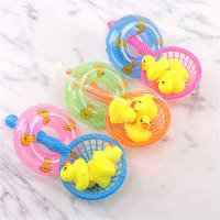 Wasserspielspielzeug, kleine gelbe Ente, Baby, Junge und Mädchen, kneifen und rufen Sie die kleine Ente, 6–12 Monate, Babybadeanzug  Mehrfarbig