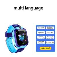 Phones, watches, children's positioning intelligence, 6th generation, multiple languages, English  Blue