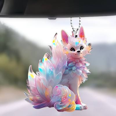 Acrylic decorative pendants perfect car accessories and Christmas tree ornaments