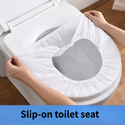 Disposable toilet seat pad non-woven anti-fouling toilet seat pad maternity portable travel single-piece toilet seat paper
