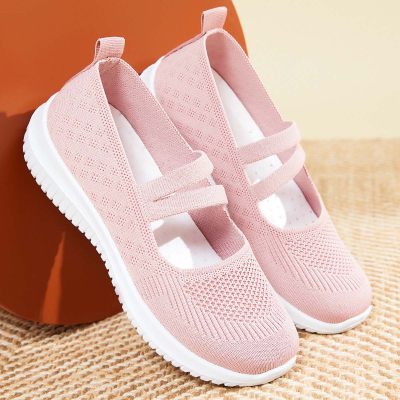 Sandálias de sola macias respiráveis de verão femininas Sapatos de mãe