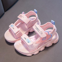 Sports casual sandals with cool Velcro straps, comfortable and non-slip  Pink