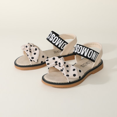 Kid Girl Polka Dot Letters Sandals