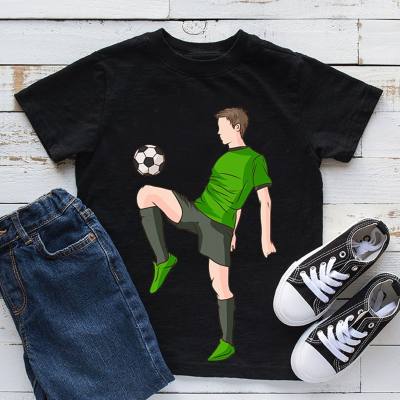 Camiseta con estampado de fútbol para niños