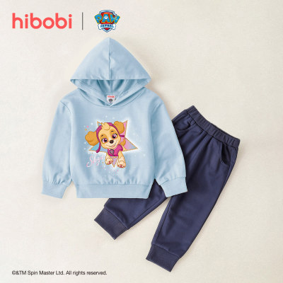 PAW Patrol × hibobi Toddler Animal Letter Printed Hooded Sweater & Pants