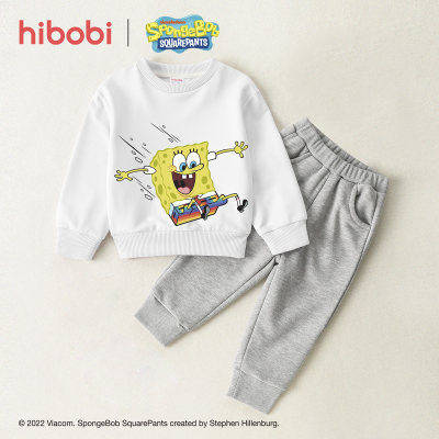 Bob Esponja Calça Quadrada ✖ suéter e calça estampados hibobi