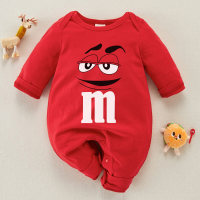 Cartoon Design Jumpsuit for Baby  Rose red