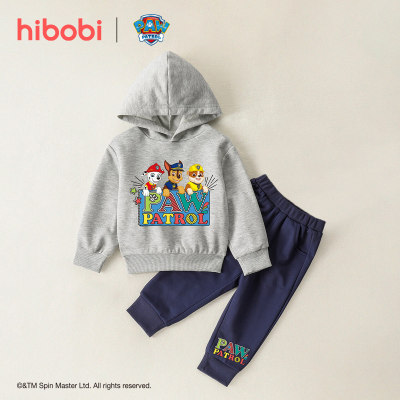 PAW Patrol × hibobi Toddler  Animal Letter Printed Hooded Sweater & Pants