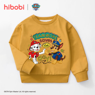PAW Patrol × hibobi suéter con estampado de letras de animales para niños pequeños