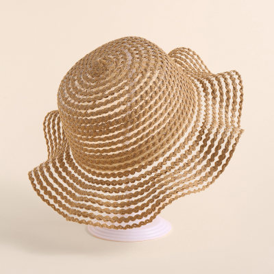 Toddler Hollow Breathable Sunscreen Straw Hat