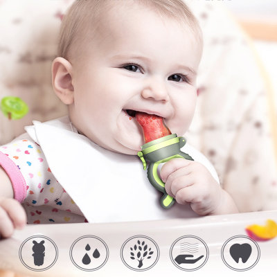 Baby fruit and vegetable delight bite bag Baby fruit AIDS molars stick to soothe teeth glue