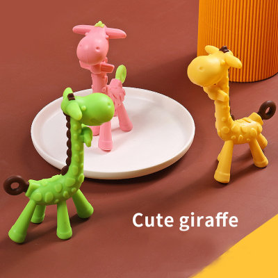 Pegamento de diente de jirafa creativo para bebé