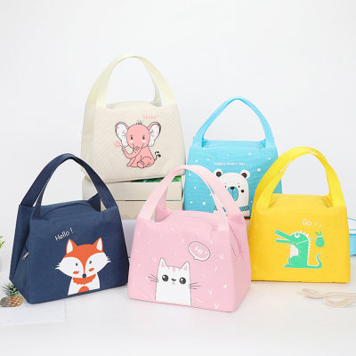 Cartoon Pattern Water-proof Insulation Lunch Bag