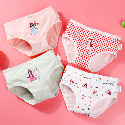 Little Girls' Soft Cotton Underwear Kids Cool Breathable Comfort Panty