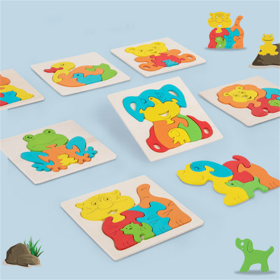 Brinquedos de quebra-cabeça educativos de educação infantil para pais e filhos