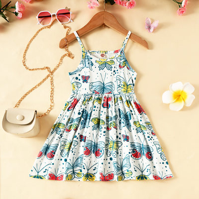 Cami-Kleid mit Allover-Blumenprint für Kleinkinder