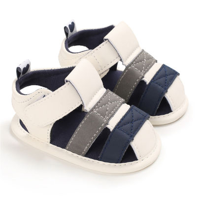 Baby Color-block Hollow Out Baby Shoes