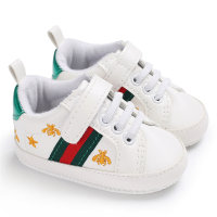 Baby Color-block Stripe Shoes  Yellow