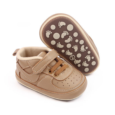 Zapatos de bebé con velcro en bloque de color para bebé