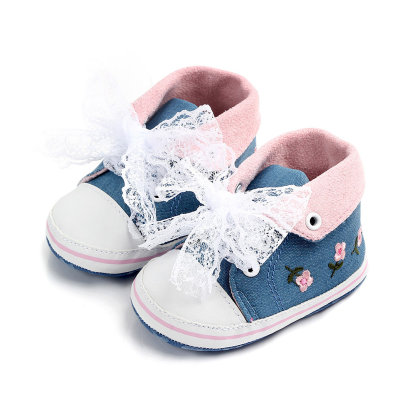 Zapatos de lona florales para bebés