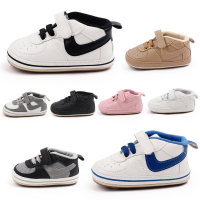 Baby Color-Block Velcro Baby Shoes