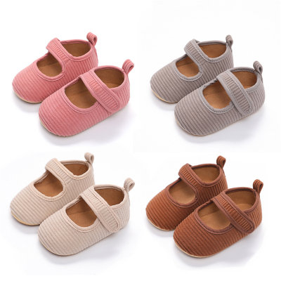 Hibobi Baby Plain Canvas Shoes With Non-slip Sole