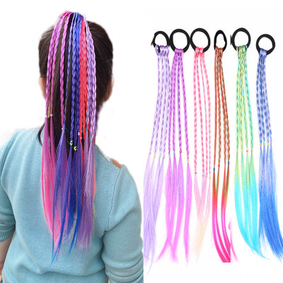 Accessori per parrucche colorate per l'estensione dei capelli del bambino