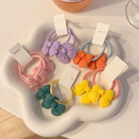 10 Stück Kleinkind Baby Mädchen Pinkycolor 3D Blumendekor Haargummi  Mehrfarbig