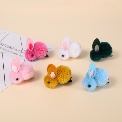 Children's cute 3D bunny hairpin set