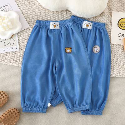 Boys and girls pants summer anti-mosquito pants summer thin summer wear new children's quick-drying sports casual trousers loose