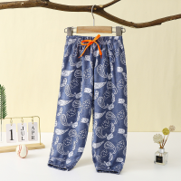 New style children's anti-mosquito pants summer thin boys and girls bloomers medium and large children's casual pants loose children's clothing wholesale  Multicolor