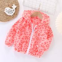 Children's summer sun protection clothing light breathable girls skin clothing children baby stylish casual hooded thin jacket  Multicolor