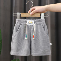 Garçons shorts 24 nouveaux vêtements d'été vêtements pour enfants petites filles bébé vêtements d'extérieur pour enfants été décontracté style mince style d'été à la mode  gris