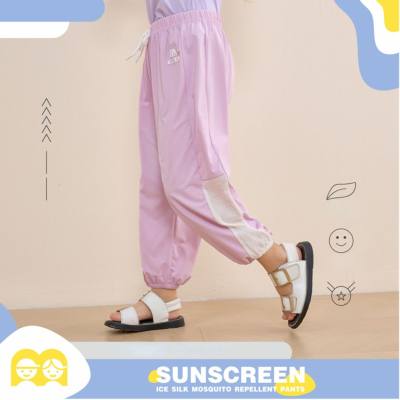 Children's anti-mosquito pants new style sunscreen quick-drying pants summer baby sports pants cartoon casual baby bloomers