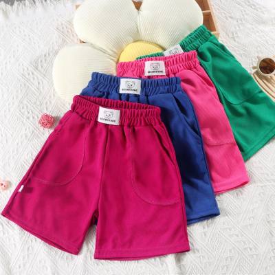 New style children's shorts summer clothes boys casual pants girls outer wear stylish summer thin style