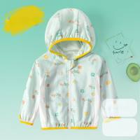 Baby sun protection clothes summer wear thin breathable cotton gauze sun protection clothes baby air conditioning shirt children spring and summer coat  Multicolor