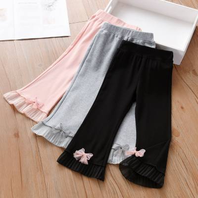 Girls' summer thin leggings new style baby summer children's spring and autumn clothes outer wear long pants summer