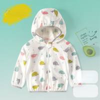 Baby sun protection clothes summer wear thin breathable cotton gauze sun protection clothes baby air conditioning shirt children spring and summer coat  Multicolor