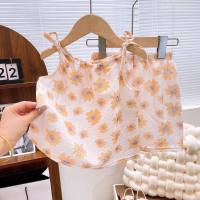 Girls skirt summer new style suit girl skirt baby clothes  Yellow