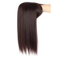 Wig patch on top of head to cover gray hair, natural and traceless hair growth, light and traceless air bangs patch  Style 4