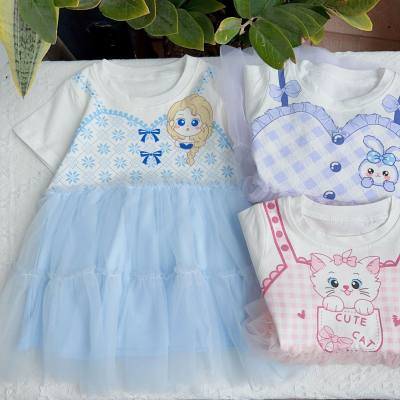 Summer summer ins suit children's short-sleeved pajamas can be worn outside cartoon cute shorts thin home clothes