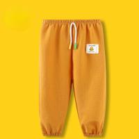 Genuine Hello Little Yellow Duck Summer Children's Anti-Mosquito Pants Breathable Thin Bloomers Boys and Girls Loose Nine-Point Children's Pants  Yellow