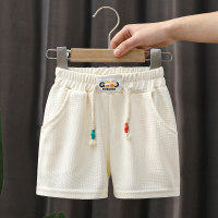 Pantalones cortos para niños, ropa de verano para niños, ropa exterior para bebés y niñas, pantalones cortos informales de verano  Beige