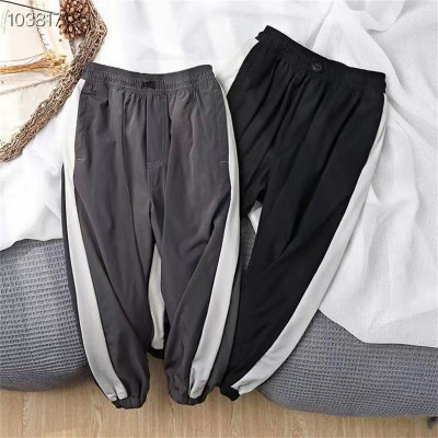 Kid Color-block Casual Trousers