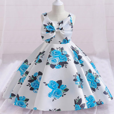 Toddler Girl Allover Floral Printed Sleeveless Dress