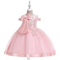 Toddler Girls Party Formal Occasions Cute Glamorous Bow Formal Dress - Hibobi